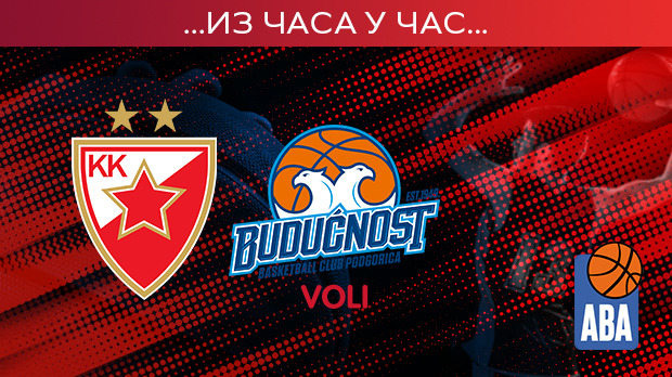 Zvezda dočekuje Budućnost u polufinalu ABA lige Zvezda dočekuje Budućnost u polufinalu ABA lige